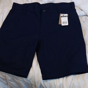 Carhartt NWT Men's Dark Blue Flat Front Shorts Sz 36 Relaxed Fit